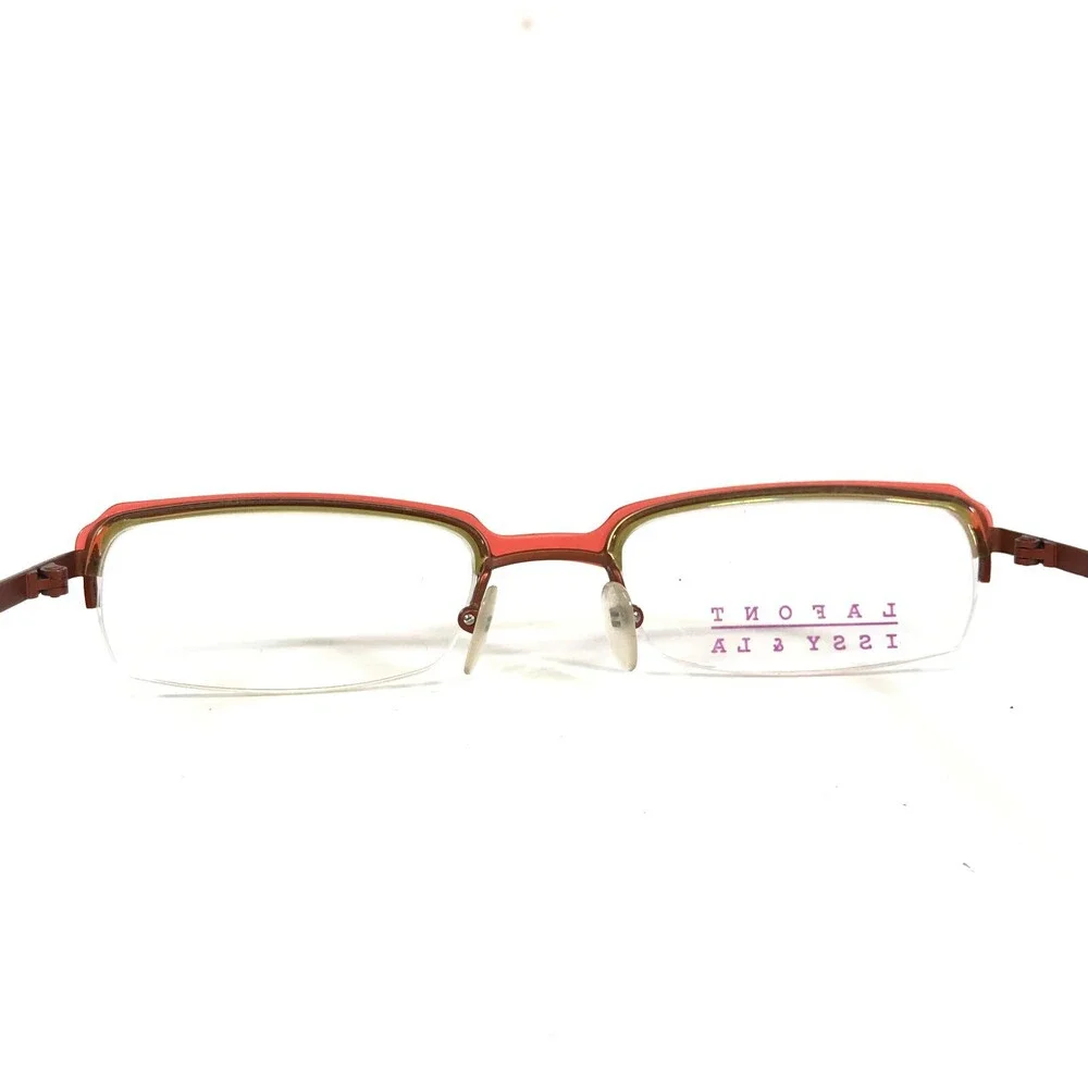 Lafont Issy & LA Petite Eyeglasses Frames KERMESSE 945 Burnt Red 48-18-130
